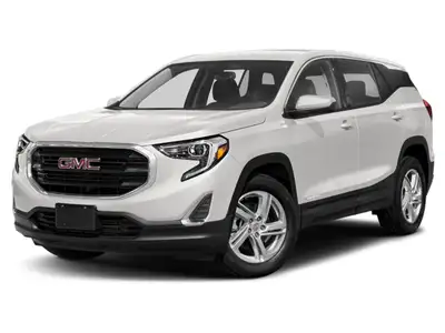 The 2021 GMC Terrain AWD SLE in a classic white finish with a robust 4x4 drivetrain delivers excepti...