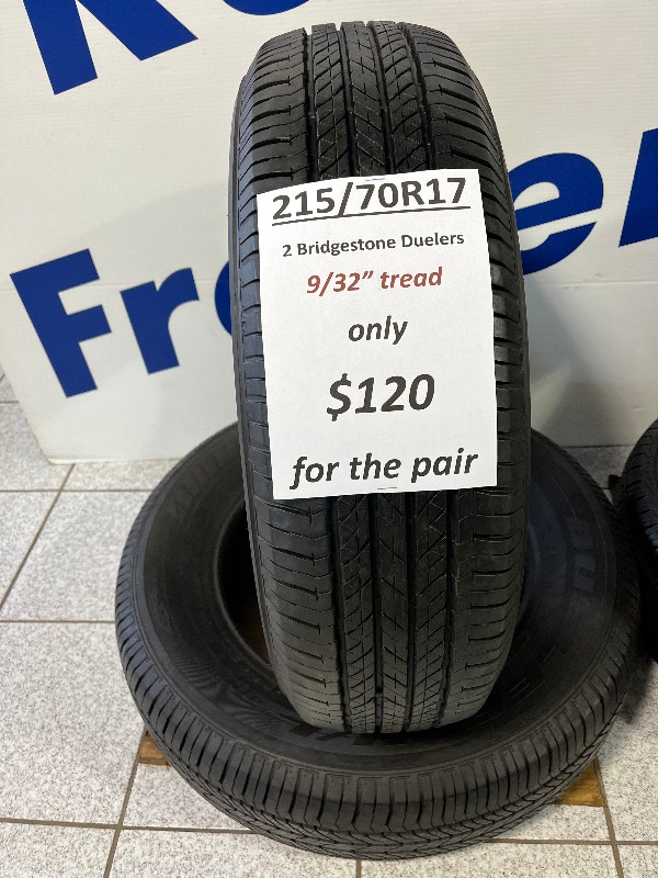 Pairs of tires 120 a pair Tires & Rims New Glasgow Kijiji