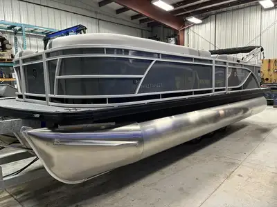 New 2025 Godfrey 22 FT Sweetwater 2286 Cruiser 3/4 Tritoon power matched with a Mercury 90HP Outboar...