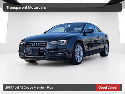 Transparent Motorcars is pleased to offer this beautiful 2013 Audi A5 Coupe Premium Plus With 113,35...
