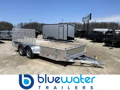 Canadian Mennonite Built Tandem Axle Aluminum Utility Trailer is $6,580.00 or $131.59/month! Ord: E1...