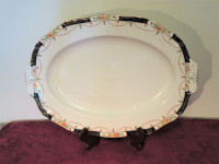 Large Vintage Alfred Meakin Harmony Solway Platter Art Deco