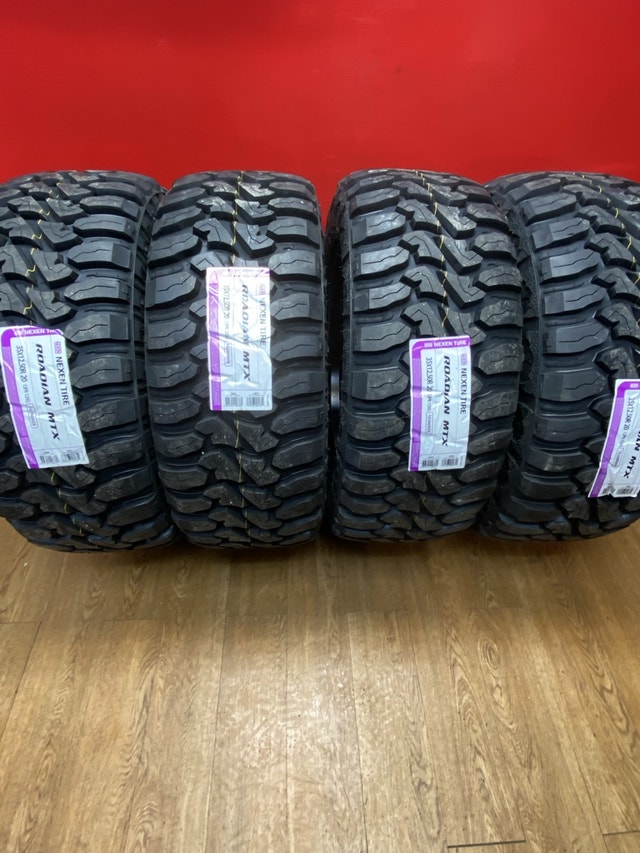 35x12.5x20 M/T tires on rims 8x165 Dodge Ram Chevy GMC 2500 3500