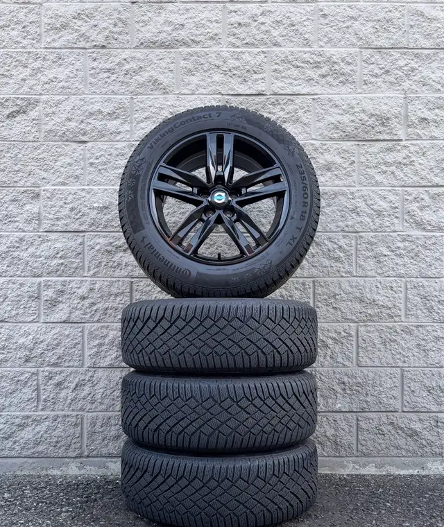 (95%) 4x 235/60R18 Continental Winters w/ Volvo XC60 18" Rims in Tires & Rims in City of Toronto - Image 2