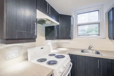 Semi-renovated Akelius two bedroom apartment for rent. Located near Bernard in the Outremont neighbo...