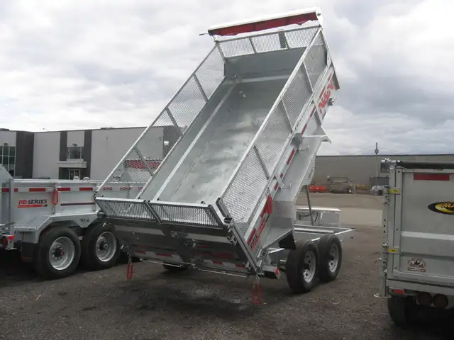 2026 N&N 6X12 Dompeur  Galvanisé a chaud in Cargo & Utility Trailers in Québec City - Image 7