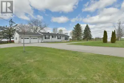Welcome to this solid brick bungalow set on approximately 2.5 scenic acres just outside Smiths Falls...