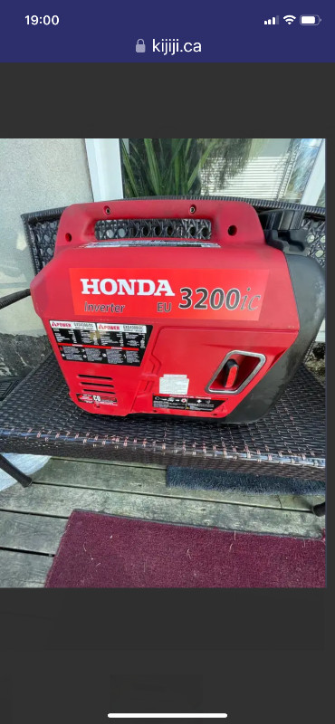 Honda Inverter Generator -Beware in Other Business & Industrial in Belleville