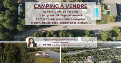 Camping le Nid d’Aigle En Abitibi à 10 minutes de Val d’Or, le camping le nid d’Aigle est situé sur...