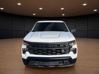 The 2023 Chevrolet Silverado 1500 Crew Cab Short Box 4-Wheel Drive Work Truck, in crisp white with a... (image 2)