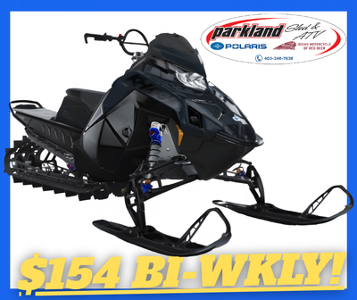 PAYMENTS AS LOW AS $154 BI WKLY! 2026 POLARIS 850 RMK KHAOS 155 3.25. BLACK-DUSK, VELOCITY SHOCKS, E...