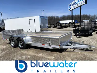 Canadian Mennonite Built Tandem Axle Aluminum Utility Trailer is $6,795.00 or $135.88/month! Ord: E1...