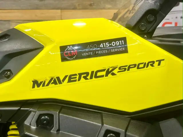 2019 BRP CAN-AM MAVERICK SPORT 1000R + 4X4 + DPS + FOX + NEW TIR in ATVs in Ottawa - Image 10
