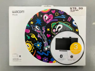 Wacom Intuos Graphics Drawing Tablet - Graphic drawing tablet with 4096 Levels of pressure sensitivi...
