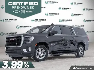The 2024 GMC Yukon XL 4WD 4dr SLE in Black offers a powerful and commanding presence with its robust...