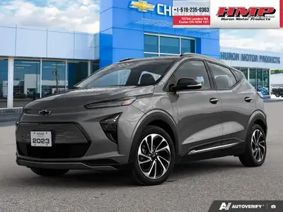 PRE-OWNED 2023 CHEVROLET BOLT EUV IN GREY GHOST METALLIC! [Clean vehicle history – 1-Owner . This Bo...