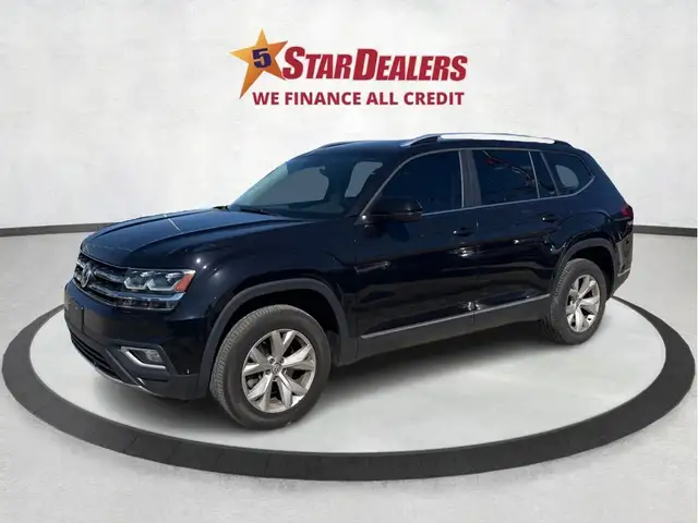 2018 Volkswagen Atlas AWD NAV LEATHER SUNROOF WE FINANCE ALL CRE in Cars & Trucks in London - Image 4