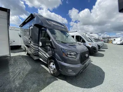 Thor Motor Coach Gemini AWD 23TE Class B+ gas motorhome highlights: Murphy Bed Built-In Skylight Rea...