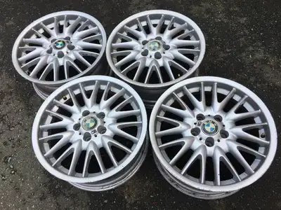 YES WE DO SHIP ACCROSS CANADA AND USA AT VOLUME DISCOUNT RATES Nice RARE set of Aftermarket 18" BMW...