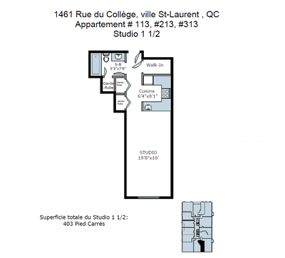 Studio confortable et bien situé-Disponible dès le 1er février, View more