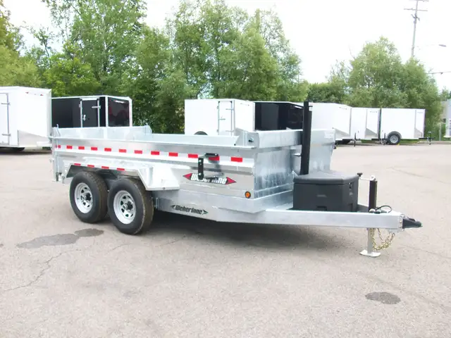 2025 Weberlane DOMPEUR 6' X 12' 2 ESSIEUX 5200LB. GAVANISE RAMPE in Cargo & Utility Trailers in Laval / North Shore - Image 3