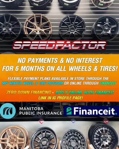 Get Ready for Winter with MPIs Winter Tire Program with Speed Factor! Stay safe on icy roads with th...