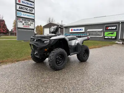 used 2022 Suzuki King Quad LT-A750XPZ. Has power steering, warn winch, heavy duty front bumper. Loca...