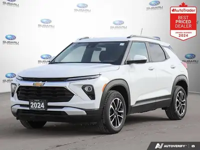 Recent Arrival! Summit White 2024 Chevrolet TrailBlazer LT AWD 9-Speed Automatic ECOTEC 1.3L Turbo H...