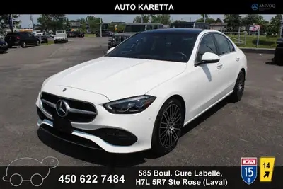 2022 Mercedes-Benz Classe-C 2022 MERCEDES-BENZ C300 4MATIC, 33.473 KM, JAMAIS ACCIDENTE: TOIT OUVRAN...
