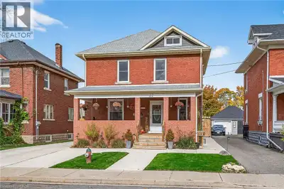 This beautifully renovated large 2.5 story character home in the heart of Welland shows pride of own...