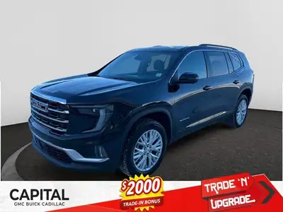 Welcome to Capital GMC! The Acadia is here! This AWDBlack Acadia offers excellent driving manners, w...