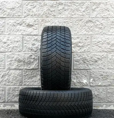 Winter Michelin X-Ice Snow SUV 20" Tires. 2x 275 45 20 (95%). Fits: BMW X5 / X6, Acura MDX, Porsche...