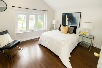 A renovated house with 3 bedrooms on the main floor with Living, dinning, kitchen and a washroom. A...