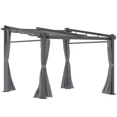 *BNIB!* Outsunny 10' x 10' Metal Pergola with Slidin... LOT# 954, View more