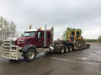 Lowbed services equipment hauling