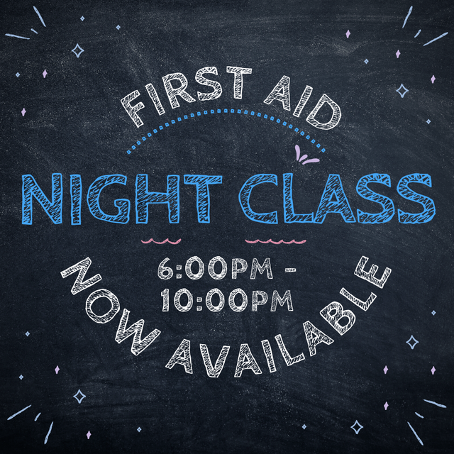 "Evening First Aid Classes—Flexible, Fun, and Focused!"420216970622412800