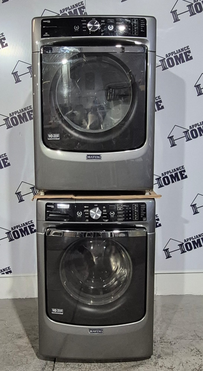Used Maytag Washer & Dryer Grey MHW8100DC & YMED5500FC 27″, View more