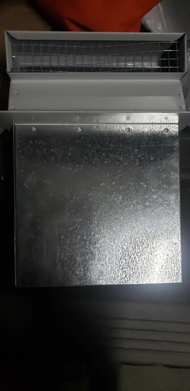 100% NEW Galvanized Steel wall exhaust vent hood 3-1/4"x 10" price $45 if you see this ad, it is sti...