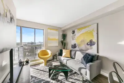 8575 Riverside Dr | Enjoy life on the river's edge in a fully renovated Jr. One Bedroom suite at Sho...