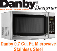 Danby Designer 0.7 Cu. Ft. COUNTERTOP MICROWAVE - DMW07A2BSSDD