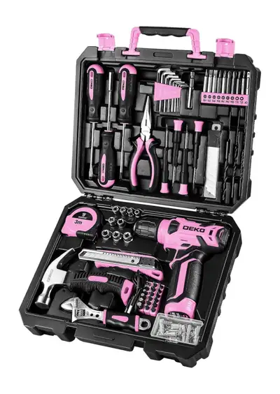 Home Tool Kit + Cordless Drill - Deep Discount · Free Delivery, View more