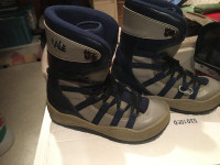Rage Snow Board LadieBoots Size 9/42 Blue Gray Great Condition