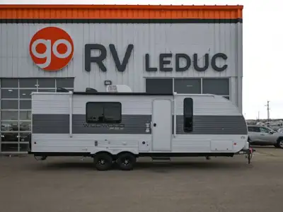 The 2026 Wildwood 233RBLE by Forest River is a lightweight, couples-oriented travel trailer designed...