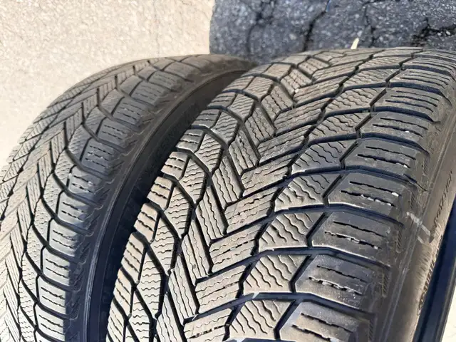 235/55/19 Audi SQ5 Benz GLC300 Michelin x ice snow tires 5x112 in Tires & Rims in City of Toronto - Image 5