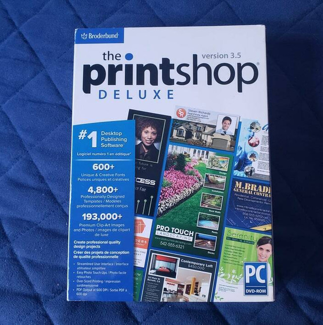 PRINTSHOP deluxe, NEW, bought for a project but never used. in CDs, DVDs & Blu-ray in Pembroke