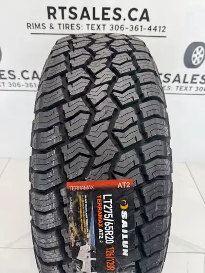 NEW SET OF FOUR 275/65R20 Sailun Terramax A/T All Weather Tires 20 inch - - 10 ply / Load range E --...
