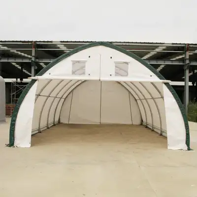 Storage Building Tarp Replacements – Heavy-Duty PE & PVC Cover, View more