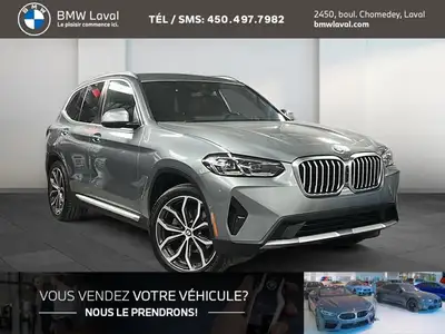 ===== 2023 BMW X3 xDrive30i | Gr. Sup. Amélioré | ===== ===== * Groupe Supérieur Amélioré * Attelage...