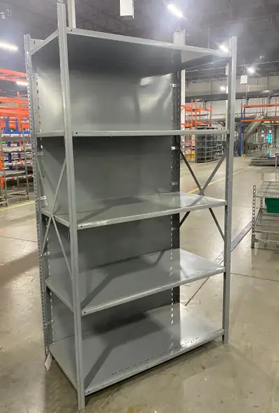 Used industrial metal shelving - strong and durable, View more