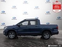 Odometer is 45575 kilometers below market average! Blue 2021 Honda Ridgeline Touring NAVIGATION | LE... (image 1)